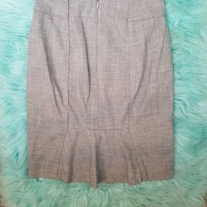 White House Black Market Skirt Gray Size 2